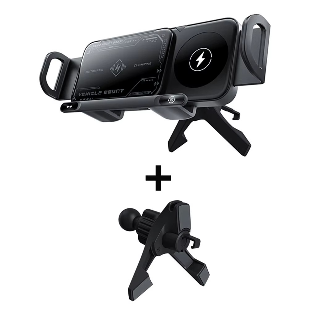 360° Foldable Fast Wireless Car Charger