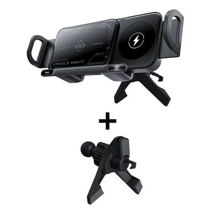 360° Foldable Fast Wireless Car Charger