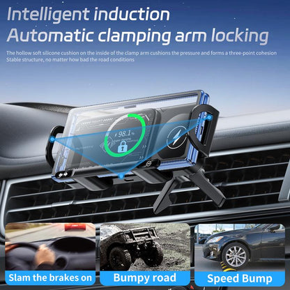 360° Foldable Fast Wireless Car Charger