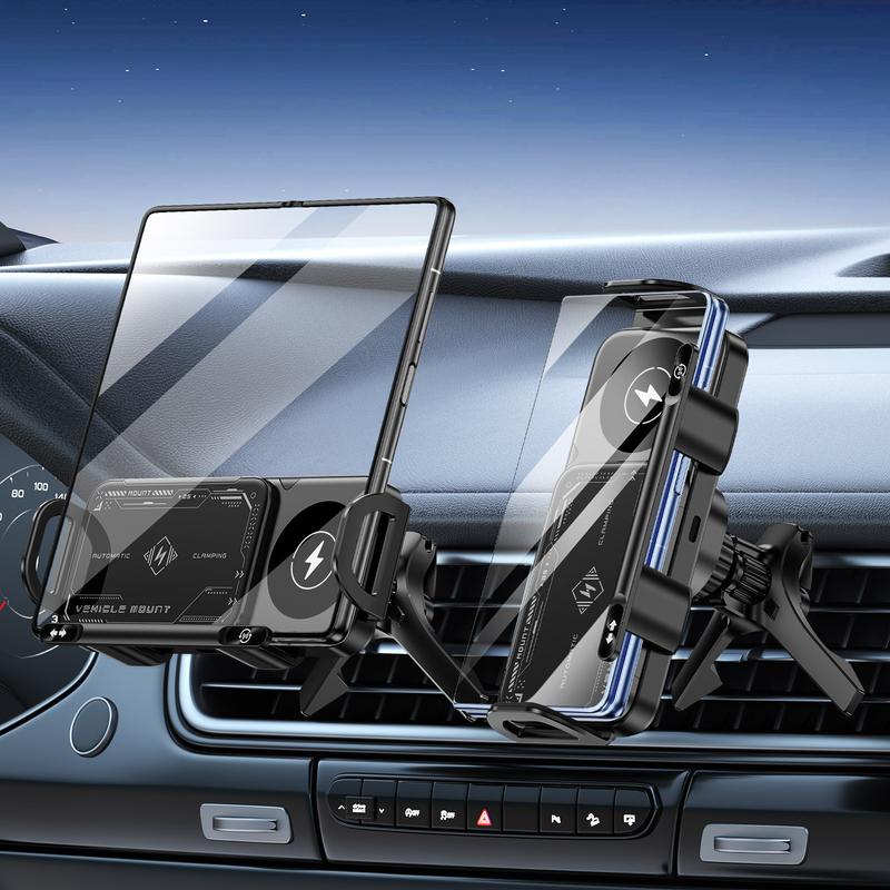 360° Foldable Fast Wireless Car Charger
